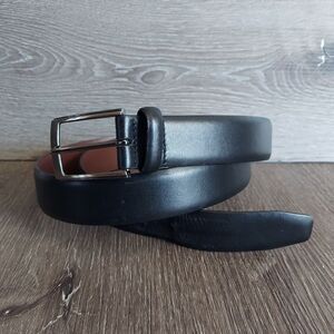 Roundtree & Yorke Black Full Grain Cowhide Belt 46